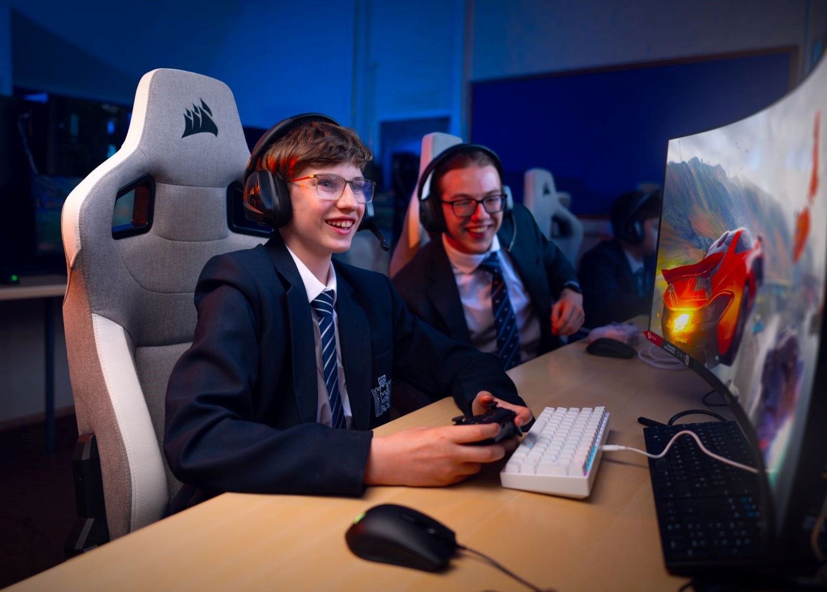 Pupils at Reigate Grammar School