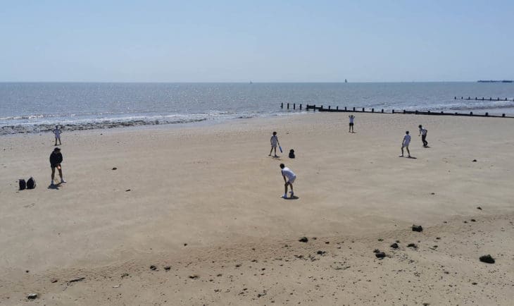 Beach cricket