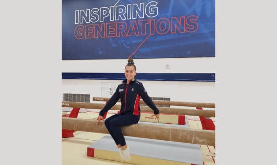 Tabitha L GB gymnastics success